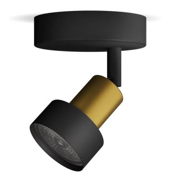 Philips - Spotlight CONDUIT 1xGU10/5W/230V black/brass