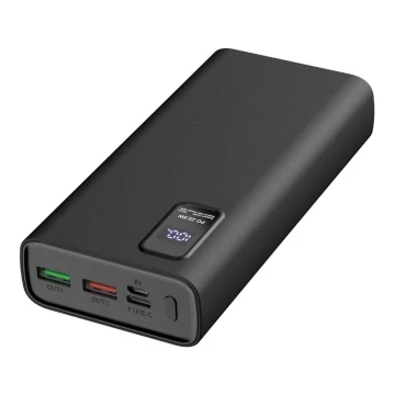 Power Bank with LED display Power Delivery 20000 mAh 3,7V black