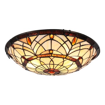 Prezent 1712 - Ceiling light TIFFANY 3xE27/40W/230V