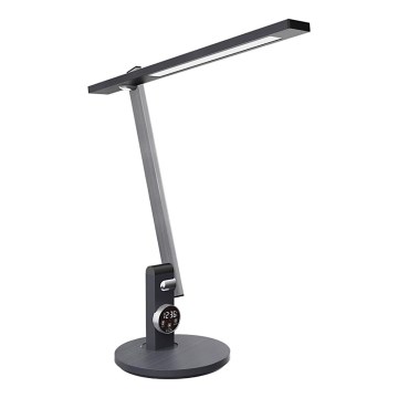 Prezent 31215 - LED Dimmable touch flexible table lamp with a display PUNK LED/12W/230V 3000-6500K