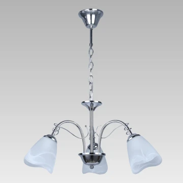 Prezent 61460 - Chandelier on a chain CAMELOT 3xE14/60W/230V