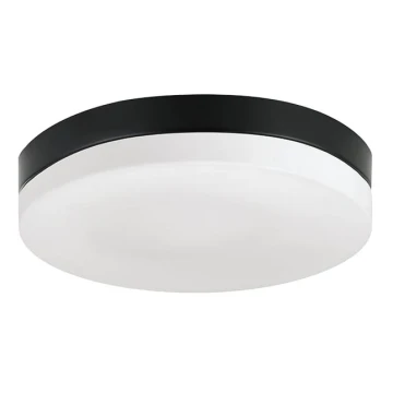 Prezent 67113 - Bathroom ceiling light PILLS 1xE27/60W/230V IP44 black