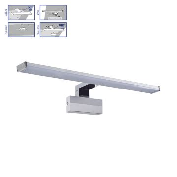 Prezent 70227 - LED Bathroom mirror lighting TREMOLO PLUS LED/10W/230V IP44 3000/4000K 60 cm