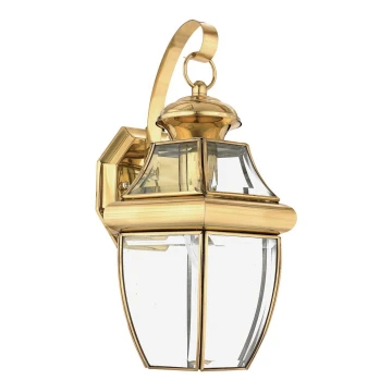 Quoizel - Outdoor wall light MARINE 1xE27/150W/230V IP44 golden