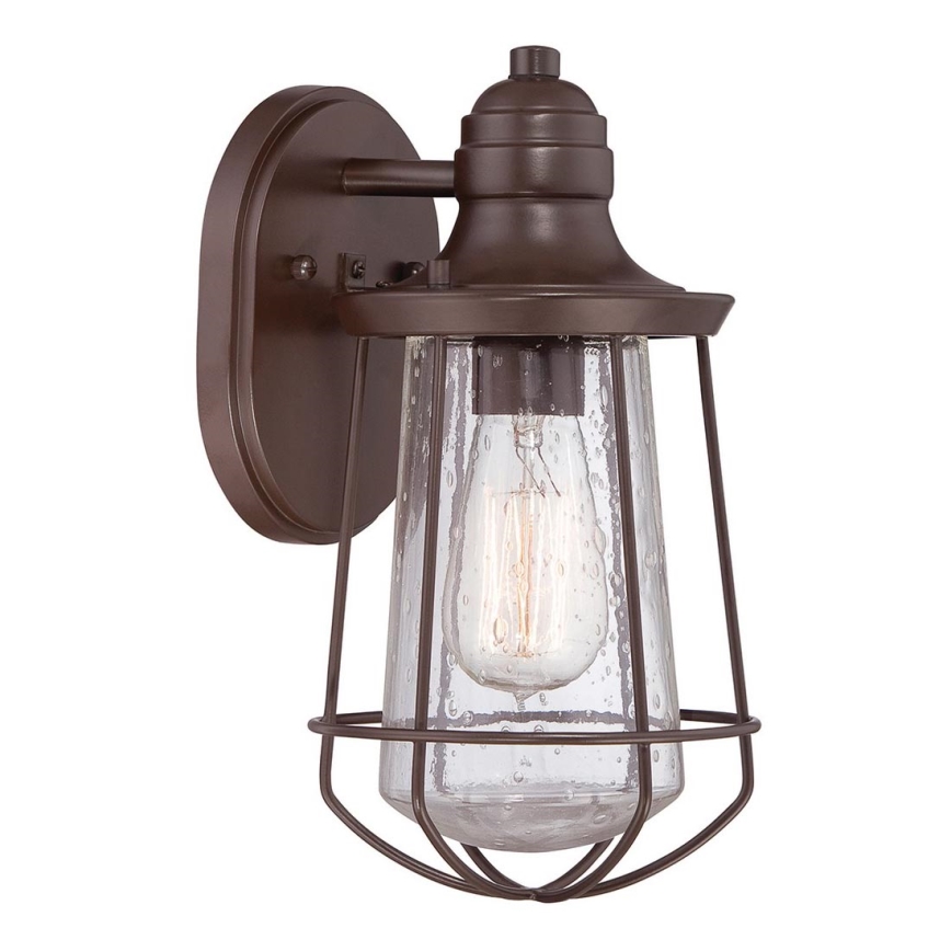 Quoizel - Outdoor wall light MARINE 1xE27/60W/230V IP44 brown