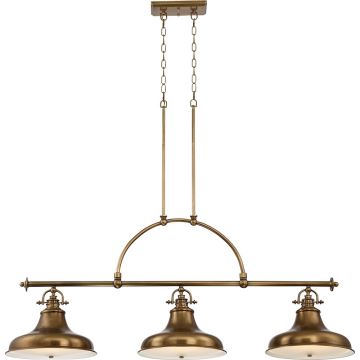 Quoizel - Chandelier on a chain EMERY 3xE27/100W/230V brass