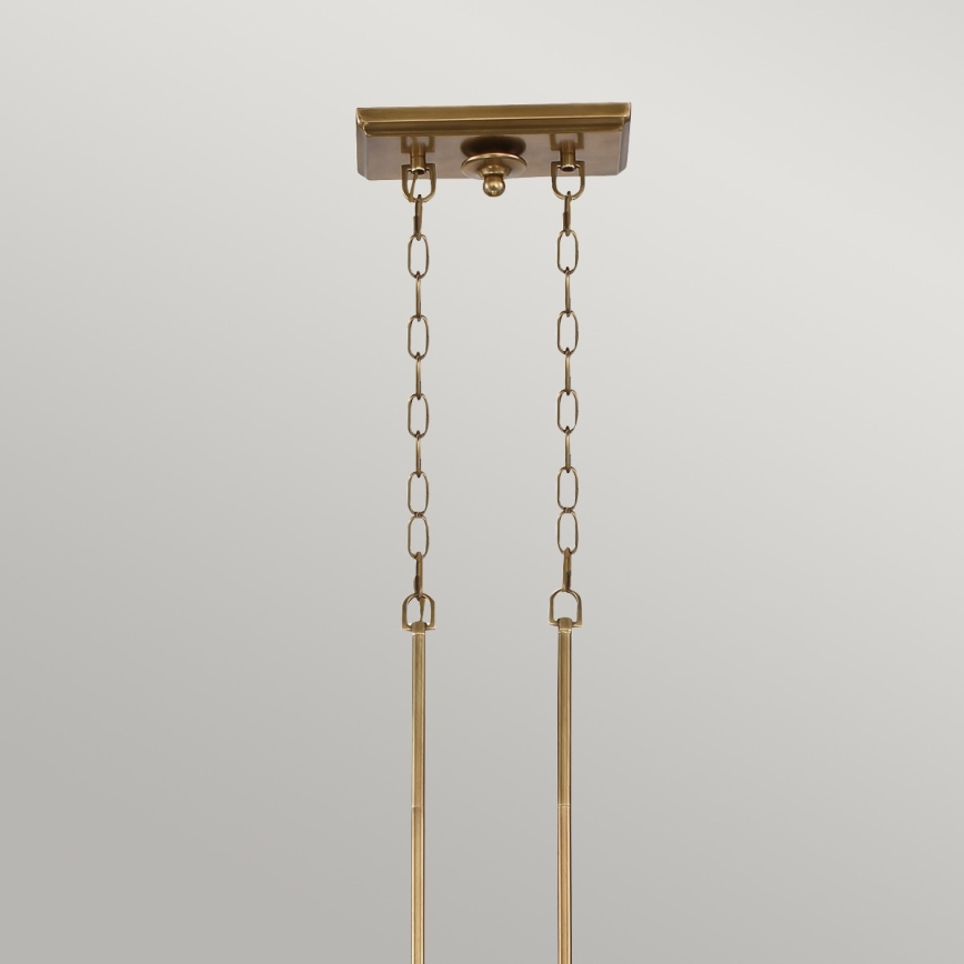 Quoizel - Chandelier on a chain EMERY 3xE27/100W/230V brass