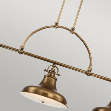 Quoizel - Chandelier on a chain EMERY 3xE27/100W/230V brass