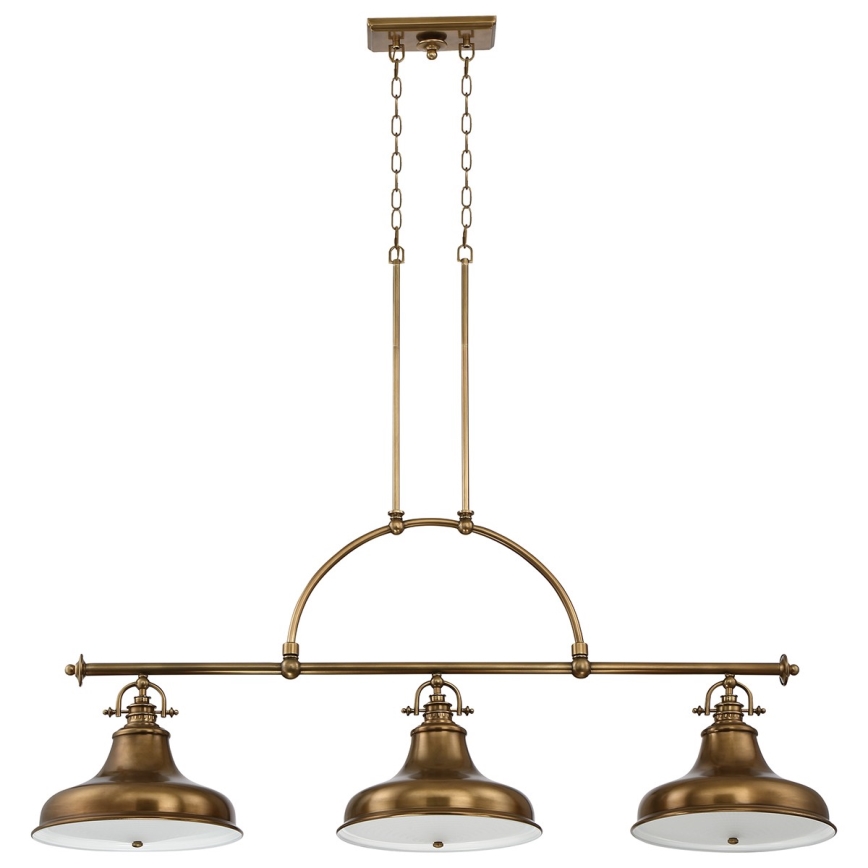 Quoizel - Chandelier on a chain EMERY 3xE27/100W/230V brass