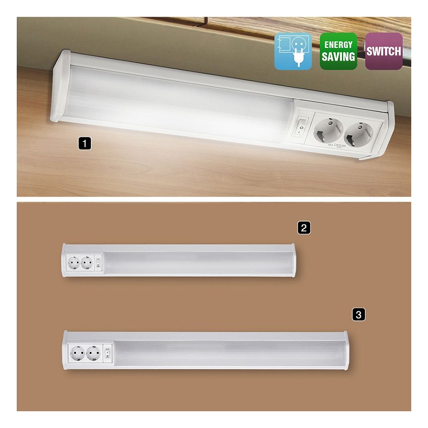 Rabalux - Under kitchen cabinet light with sockets G13/15W/230V