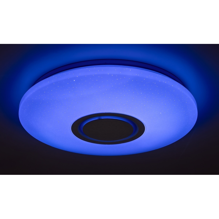 Rabalux - LED RGB Dimmable ceiling light wtih a speaker LED/24W/230V Wi-Fi + remote control