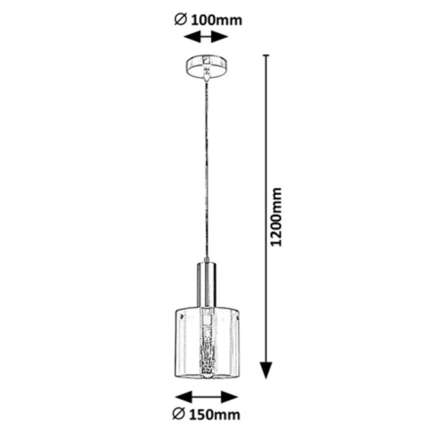 Rabalux - Chandelier on a string DONATI 1xE27/60W/230V