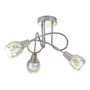 Rabalux 6009 - Ceiling light PORTO 3xE27/40W