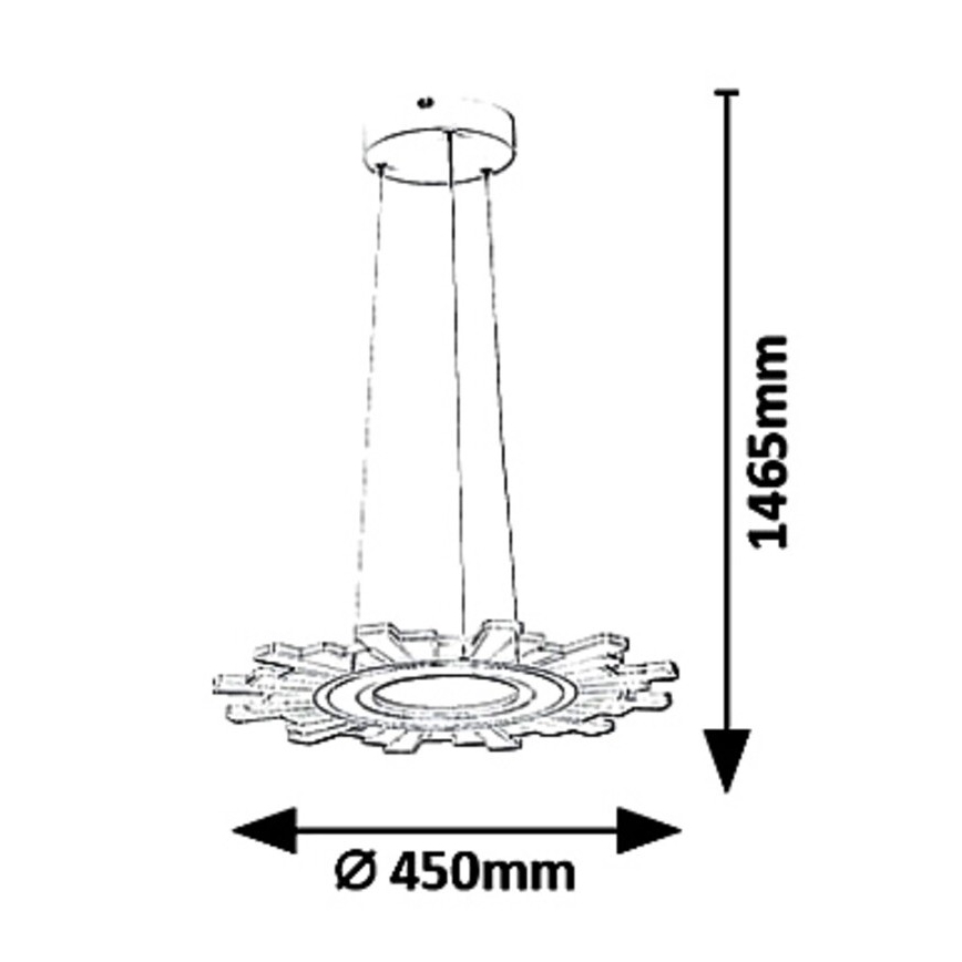 Rabalux - LED Chandelier on a string FELICITY LED/30W/230V