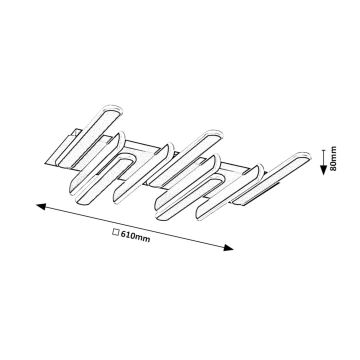 Rabalux - LED Ceiling light LED/46W/230V 3000/4000K