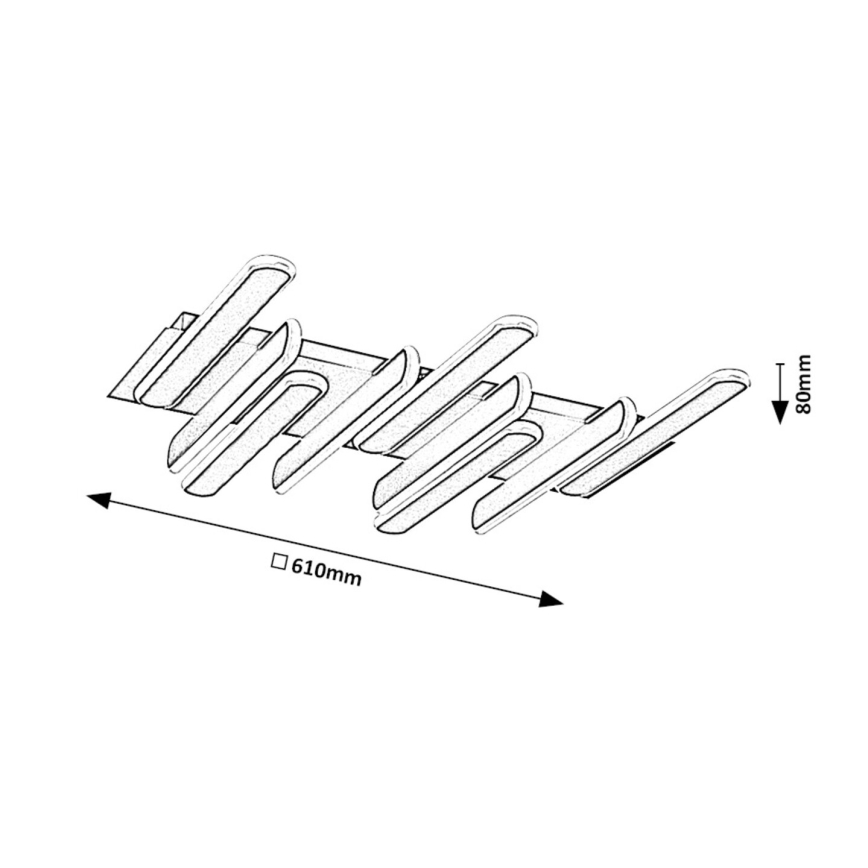 Rabalux - LED Ceiling light LED/46W/230V 3000/4000K