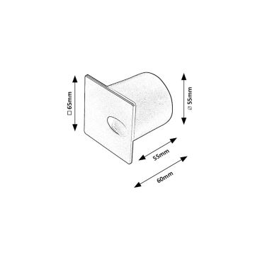 Rabalux - LED Outdoor staircase lighting LED/3W/230V IP54 3000K white