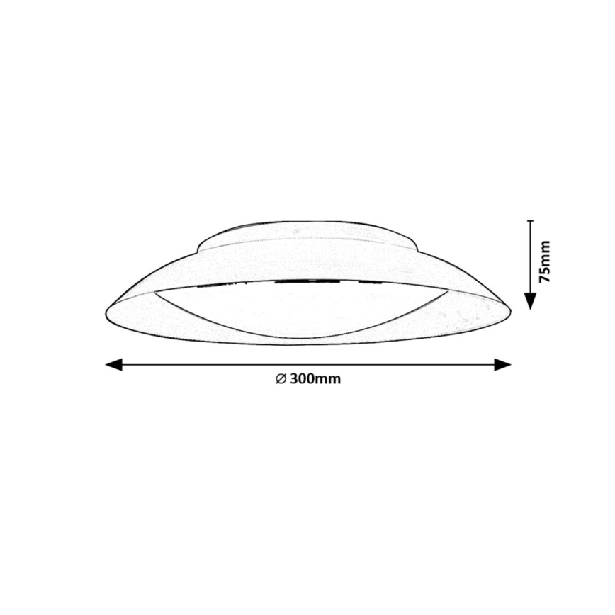 Rabalux - LED Ceiling light LED/20W/230V 3000K d. 30 cm