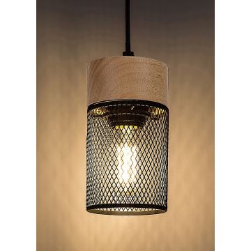 Rabalux - Chandelier on a string 1xE27/25W/230V beech