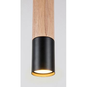 Rabalux - Chandelier on a string 1xGU10/50W/230V beech