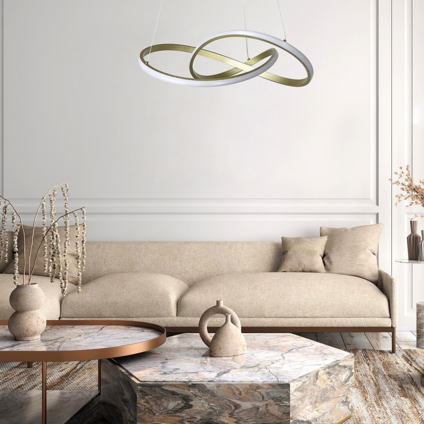 Rabalux - LED Chandelier on a string LED/36W/230V 3000K gold