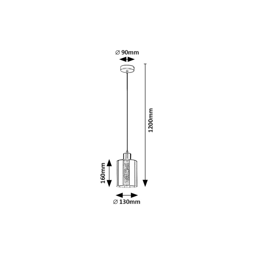 Rabalux - Chandelier on a string 1xE27/40W/230V