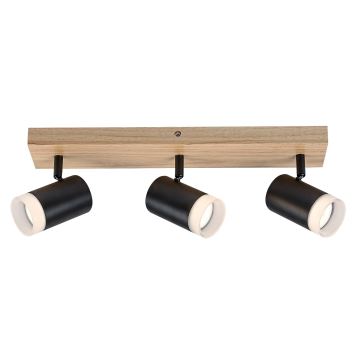 Rabalux - Ceiling spotlight 3xGU10/5W/230V oak