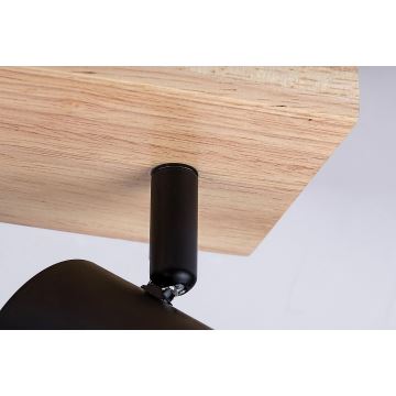 Rabalux - Ceiling spotlight 3xGU10/5W/230V oak