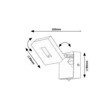 Rabalux - LED Bathroom wall light LED/5W/230V 4000K IP44