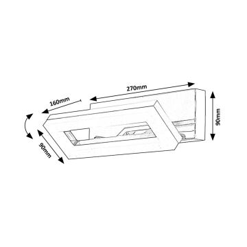 Rabalux - LED Bathroom wall light LED/15W/230V 4000K IP44