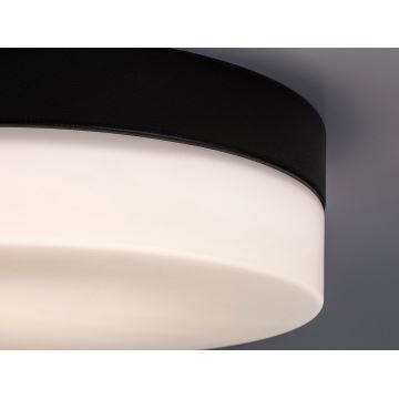 Rabalux - LED Bathroom ceiling light LED/15W/230V IP44 4000K d. 23 cm black