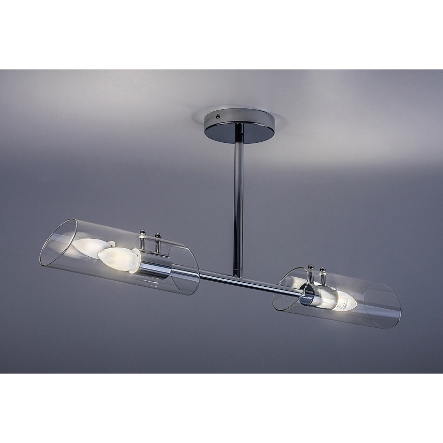 Rabalux - Bathroom chandelier on a pole 2xE14/12W/230V IP44 chrome