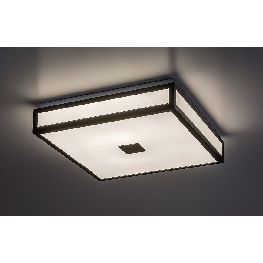 Rabalux - LED Bathroom ceiling light LED/24W/230V IP44 4000K 40x40 cm black