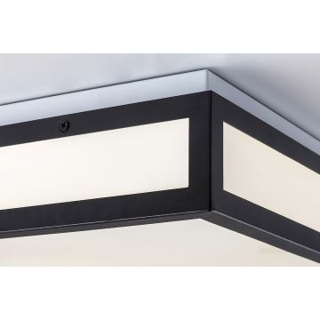 Rabalux - LED Bathroom ceiling light LED/24W/230V IP44 4000K 40x40 cm black