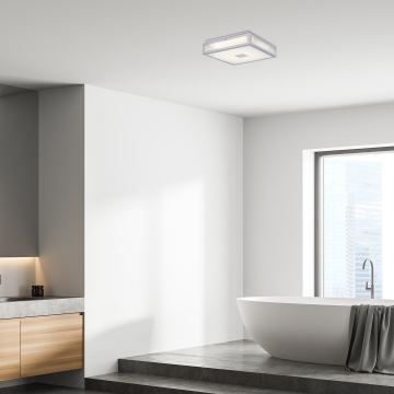 Rabalux - LED Bathroom ceiling light LED/24W/230V IP44 4000K 40x40 cm white