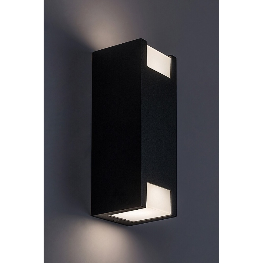 Rabalux - Outdoor wall light 2xGU10/7W/230V IP44 black