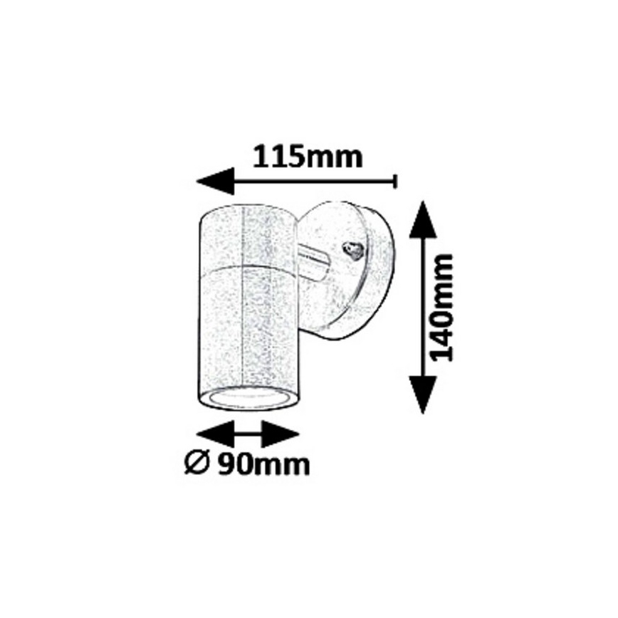 Rabalux 7938 - Outdoor wall light ZAGREB 1xGU10/12W/230V IP44