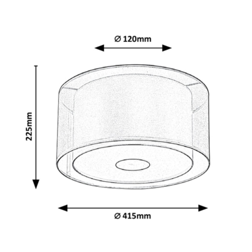 Rabalux - Ceiling light 3xE27/40W/230V