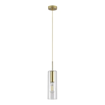 Rabalux - Chandelier on a string 1xE27/40W/230V clear/gold
