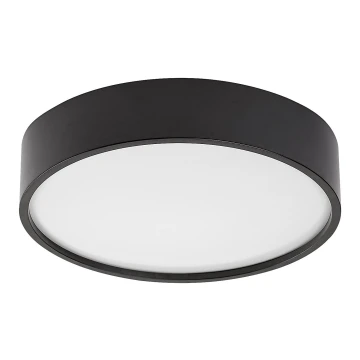 Rabalux - LED Ceiling light with a sensor LED/19W/230V IP44 4000K d. 28,5 cm black