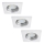 Rabalux - SET 3x LED Bathroom recessed light 1xGU10/3W/230V IP44