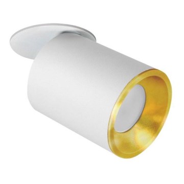 Recessed spotlight PALLAS 1xGU10/10W/230V white/gold