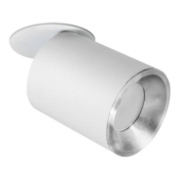 Recessed spotlight PALLAS 1xGU10/10W/230V white/silver