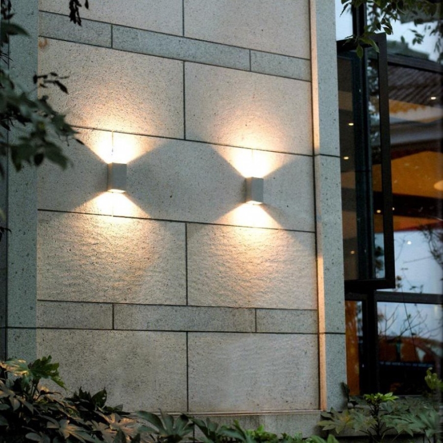 RED - Design Rendl - R10353 - LED Outdoor wall light DIXIE 2xLED/5W/230V IP54