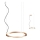 Redo 01-2203 - LED Chandelier on a string UNION LED/34W/230V CRI 90 3000K d. 60 cm gold