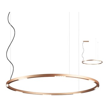 Redo 01-2209 - LED Chandelier on a string UNION LED/68W/230V CRI 90 3000K d. 120 cm gold