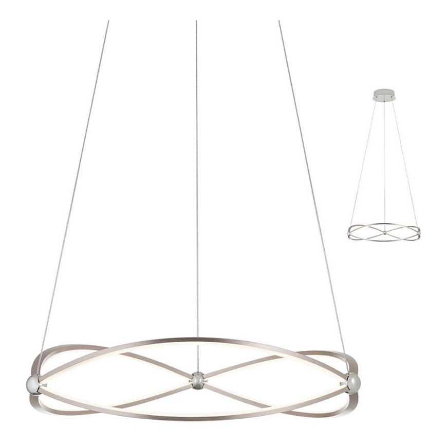 Redo 01-2251 - LED Dimmable chandelier on a string QUARK LED/43W/230V 3000K d. 60 cm chrome