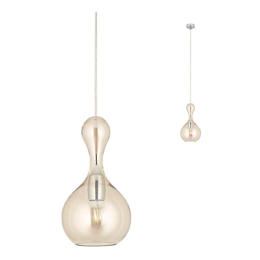 Redo 01-2255 - Chandelier on a string LOB 1xE27/42W/230V d. 18 cm beige