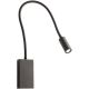 Redo 01-2755 - LED Flexible small lamp WALLIE LED/3W/230V USB CRI 90 black