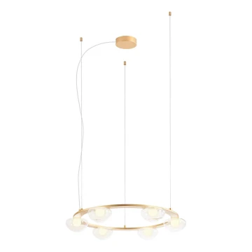 Redo 01-3247- LED Dimmable chandelier on a string SINCLAIR LED/37,2W/230V CRI 93 IP21 gold